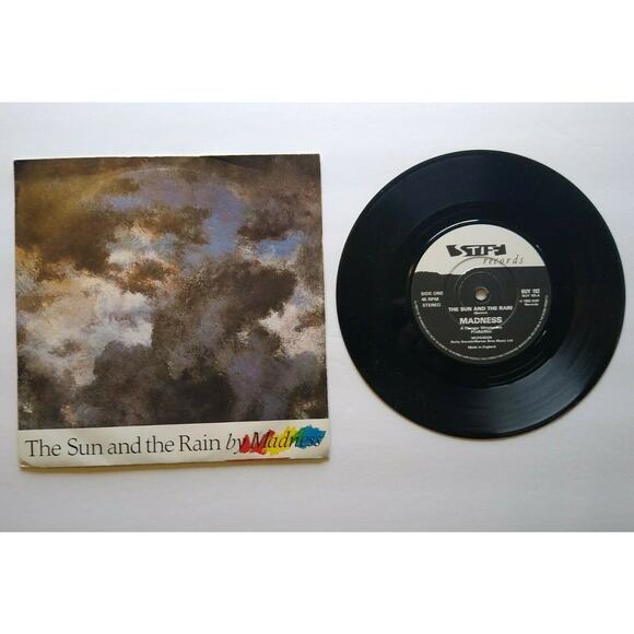 Madness The Sun And The Rain Fireball XL5 7" Vinyl Record 1983 UK Stiff BUY 192 - Picture 1 of 4